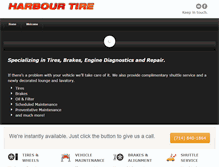 Tablet Screenshot of harbourtire.com